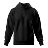 Blusa Masculina Moletom Blusão Canguru Azul Bebe Frio Capuz