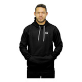 Blusa Masculina Moletom Casaco Blusão Canguru Azul Bebe Frio