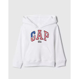 Blusa Moletom Baby Infantil Bebê Gap América Usa Branca