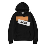 Blusa Moletom Boss Internacional Lançamento Capuz E Bolso