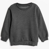blusa moletom infantil punho flanelada