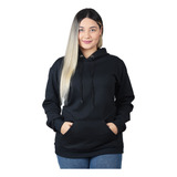 Blusa Moletom Liso Canguru Capuz Bolso Masculino E Feminino