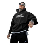 Blusa Moletom Masculino Estampado Relações Internacionais