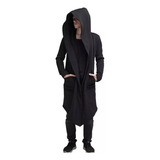 Blusa Moleton Masculina Cardigan Sobretudo Casaco De Frio