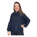 Blusa Poncho Sueter De Inverno Tricô Kimono Blusa De Frio