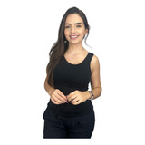 Blusa Regata Feminina Basica Camiseta Lisa Babylook