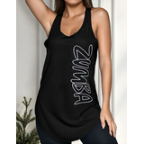 Blusa Regata Tapa Bum Bum Academia Cores Est Zumba 12