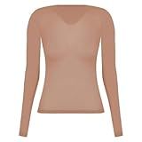 Blusa Segunda Pele Feminina Pó De Arroz GG