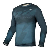 Blusa Segunda Pele Sunprotec Rise Azul Escuro X11 M