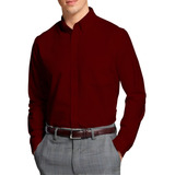 Blusa Social Masculina Manga Longa Microfibra Não Amassa