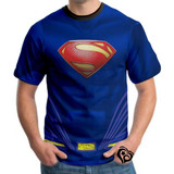 Blusa Superman Masculina Camisa Herois Super
