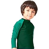 Blusa Térmica Camiseta Infantil Proteção Uv 50 Raios Solares Praia Criança Bebê Menino Menina Verde 2 Anos 