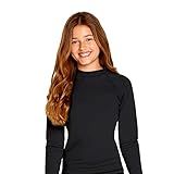 Blusa Termica De Frio Infantil Segunda Pele Feminina Masculina Slim Prime Preto M Tam 6 9 ANOS 