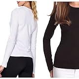 Blusa Térmica Feminina Segunda Pele Inverno 2 Unidades Preto Cor Sortida