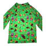 Blusa Térmica Infantil Estampada Segunda Pele Proteção Uv50 