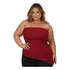 Blusa Tomara Que Caia Assimetrica Plus Size Tendência Gringa