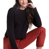 Blusa Tricô Feminina Blusão Cropped Blogueira Frio Lunender