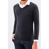 Blusa Tricot Masculina Ogochi Original Suéter Decote V