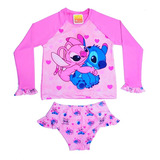 Blusa Uv Praia Piscina Biquíni Infantil Proteção Uv Menina