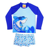 Blusa Uv Proteção Solar Infantil Sunga Brinde