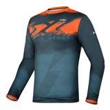 Blusa X11 Segunda Pele Sunprotec Rise Laranja Motociclista