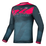 Blusa X11 Segunda Pele Sunprotec Rise Rosa Lançamento Moto