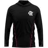 Blusão Com Capuz Flamengo Rain Preta GG