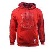 Blusão De Moletom Liverpool C Capuz Oficial Licenciado Nf
