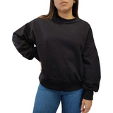 Blusão Hering Feminino Moletom Preto Blusa