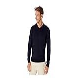 Blusão Masculino Básico Em Tricô E Gola V