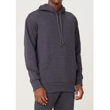 Blusão Masculino Com Capuz Hoodie Preto