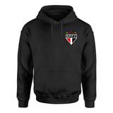 Blusão Moletom Tecido Grosso Estampado São Paulo Envio Full