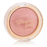 Blush Compacto Choco Fun 4 Tons Belíssimos Fenzza Make Up
