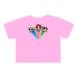 Blusinha Cropped T-shirt Feminina Meninas Super Poderosas 
