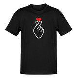 Blusinha Dorama Coração Eu Te Amo Camiseta Série T shirt