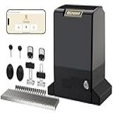 Blütezeit Controle De Aplicativo De Abridor De Portão Deslizante WiFi De 2-857 Kg- Rack De Motor De Portão Deslizante Automático Extra Pesado Acionado Com 2 Controles Remotos E Sensor Infravermelho