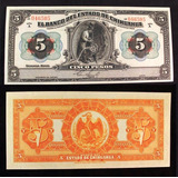 Bn8184 México 1913 5 Pesos Banco