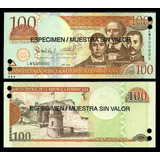 Bn8253 Rep Dominicana 2006 Cem Pesos Ouro Specimen Rara