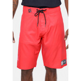 Boardshort Nba Blur Logo Chicago Bulls Vermelho