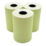 Bobina 57x15 Térmica Para Maquina Cartão De Credito C 15 Un Cor Amarelo