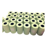 Bobina 57x15 Térmica Para Maquina Cartão De Credito C 25 Un Cor Amarelo