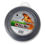 Bobina De Fio De Nylon Redondo 2 7mm 70m Titanium Oleo Mac Cor Cinza
