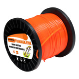 Bobina De Fio Nylon Para Roçadeiras 670m Circular 2mm