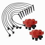 Bobina De Ignição Conjunto De Fios V8 Para Mazda Para Lincoln Para Laforza Para Ford Front 7805 1121J DQ4009 Devolução Gratuita