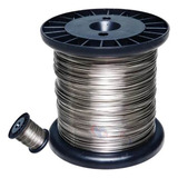 Bobina Fio De Aço Inox Arame Cerca Elétrica 0 45mm 120 Metro