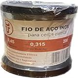 Bobina Fio De Aço Inox Bufallo Inox Arame Para Cerca Elétrica 0 45mm 315G Aproximadamente 200 Metros