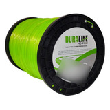 Bobina Fio Nylon Roçadeira 1 8mm Redondo 2kg 776m Duraline Cor Verde