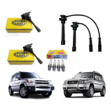 Bobina Ignição Vela Cabo Supressor Pajero Io Gasolina 1999