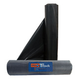 Bobina Lona Plástica 3x100 Metros 14kg Rolo Preto 80 Micras