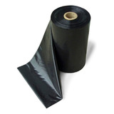 Bobina Lona Plastica Preta 4x100 Rolo Com 13kg